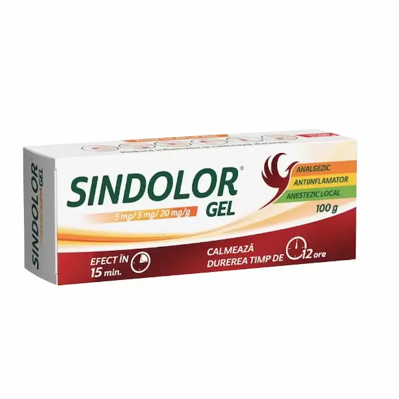 Sindolor Gel pentru dureri musculare și articulare 50g Fiterman