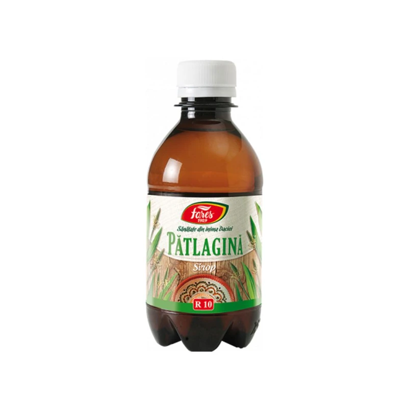 Sirop de pătlagină R10 pentru tuse, 250 ml, Fares