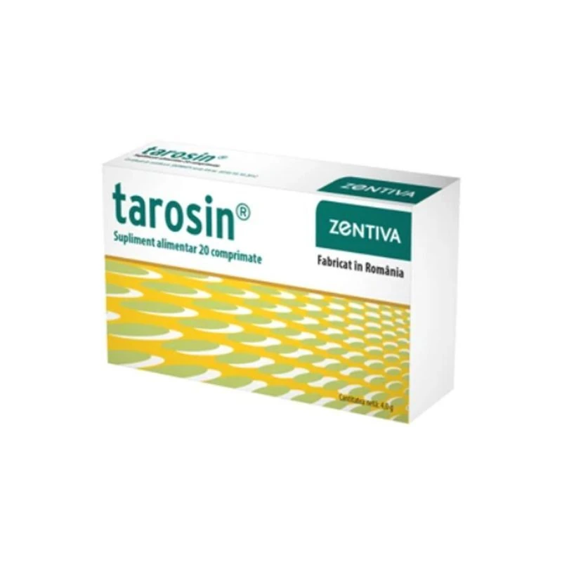 Tarosin cu vitamina C 50 mg și rutin 20 mg, 20 comprimate, Zentiva