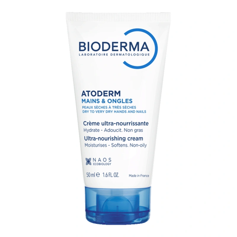 Bioderma Atoderm cremă pentru mâini și unghii, 50 ml